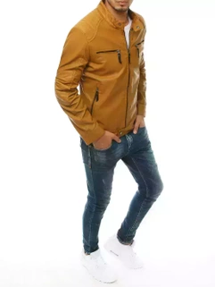 Herren Kunstlederjacke Khaki Dstreet TX3762_2