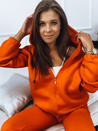 Damen Trainingsanzug Set AMILIA PREMIUM Orange Dstreet AY0744