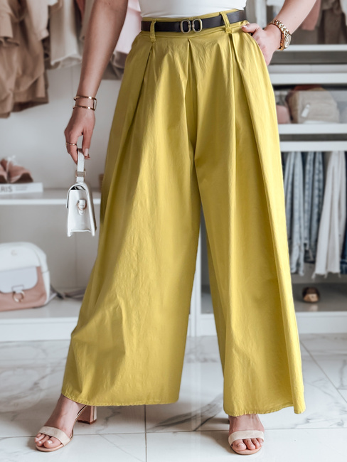 FLOWES Gestreifte Rock-Hose in Senf Dstreet UY2589