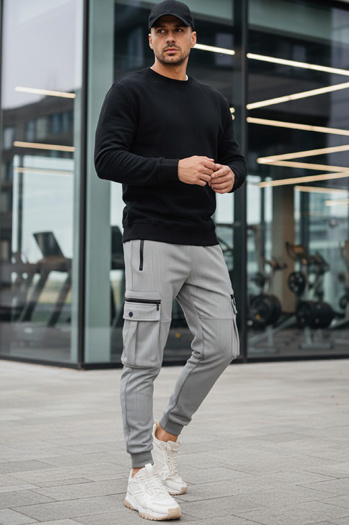 Herren Sweatshirt Basic schwarz Dstreet BX5882