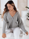 SORELIE Damen Strickjacke grau Dstreet MY2509