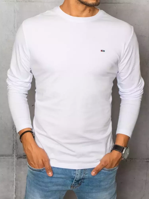 Herren Longsleeve Weiß Dstreet LX0537
