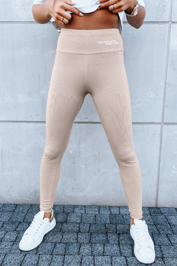 Damen Leggins SIMPLE LIFE Farbe Camel DSTREET UY1616