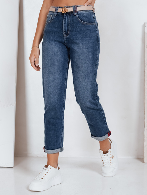 Damen Mom Fit Jeans blau Dstreet UY2773