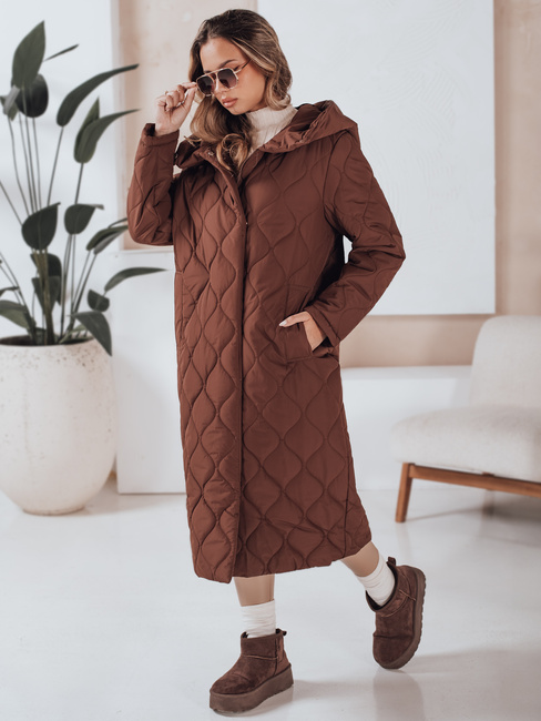 Damen Winterjacke LIKEMIRA gesteppt braun Dstreet TY4927
