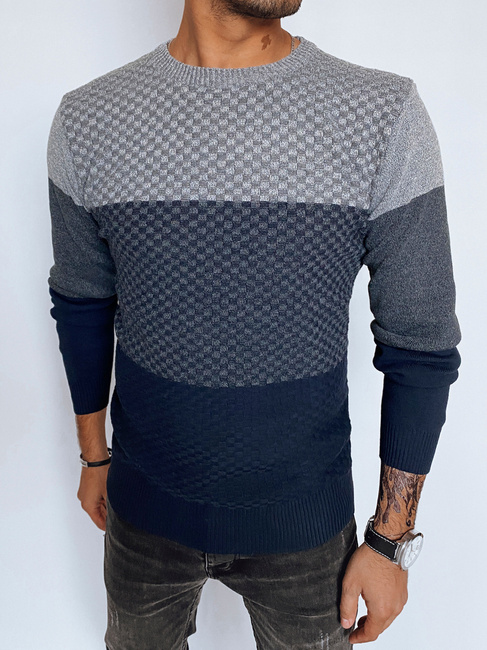Herren Klassische Pullover Farbe Grau DSTREET WX2131