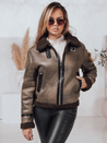 Damenjacke aus Wildleder mit Schafsfell KASAMIRA coffee Dstreet TY4740