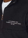Bedrucktes Herren Sweatshirt schwarz Dstreet BX5887