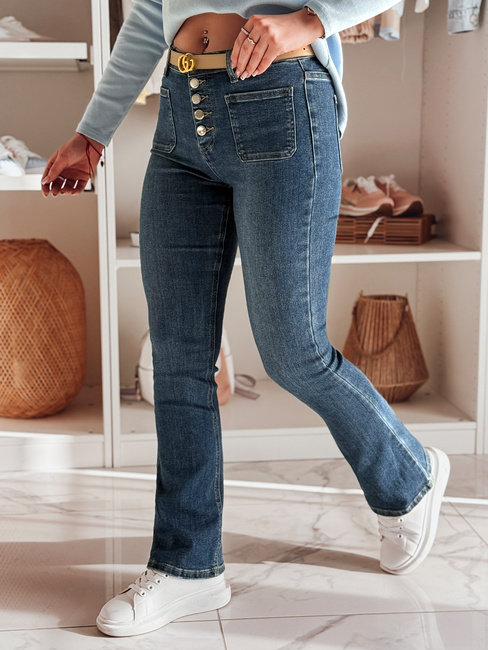 Damen Denim Schlaghose BELLFLO blau Dstreet UY2493