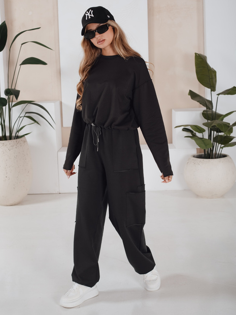 Damen Trainingsanzug Set CHARM schwarz Dstreet AY0957