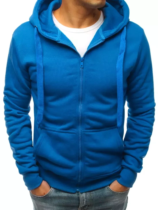 Herren Kapuzenpullover Blau Dstreet BX5232