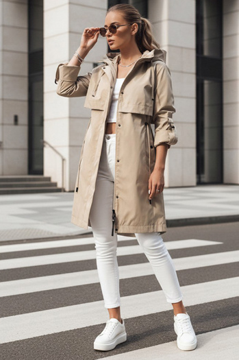 Damen Parka NOCITO Farbe Camel DSTREET TY4202