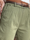 Damen Chinohose mit Gürtel RELCIX khaki Dstreet UY2582_3