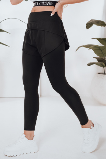 Damen Sport Leggings GIRLJUMP schwarz Dstreet UY2722