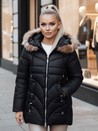 Damen Winterjacke MELOMA gesteppt mit Kapuze schwarz Dstreet TY4713