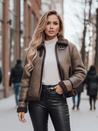 Damenjacke aus Wildleder mit Schafsfell KASAMIRA coffee Dstreet TY4740z