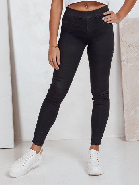 Damen Skinny Jeans schwarz Dstreet UY2746