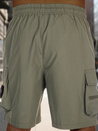 Herren Stoff Kampfshorts grün Dstreet SX2504