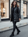 WINTERZIP Damen Steppwinterjacke mit Kapuze schwarz Dstreet TY4568