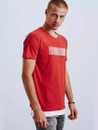 Herren T-shirt mit Aufdruck Rot Dstreet RX4651