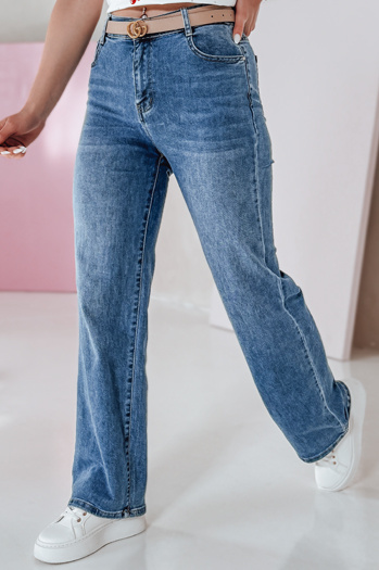 Gerade Damen Denim-Hose VELLISATE blau Dstreet UY2666