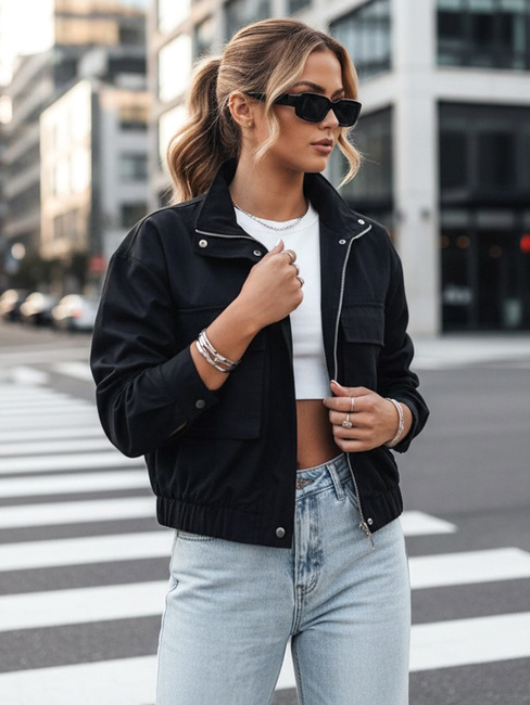 Damen Übergangsjacke ISTAN schwarz Dstreet TY4185