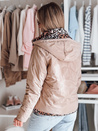 Damen Übergangsjacke Wendejacke ZIBERKA beige Dstreet TY4870
