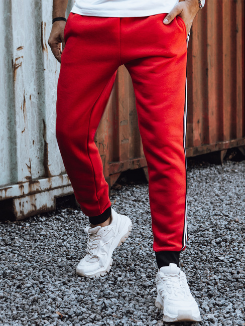 Herren Jogginghose rot UX4421