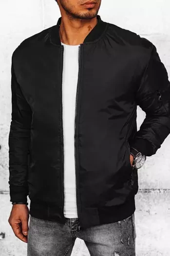 Herren Bomberjacke Schwarz Dstreet TX4423