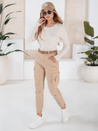 Damen Cargohose CARGOIF hellbeige Dstreet UY2712