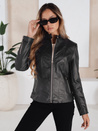 Damen Lederjacke schwarz Dstreet TY5202