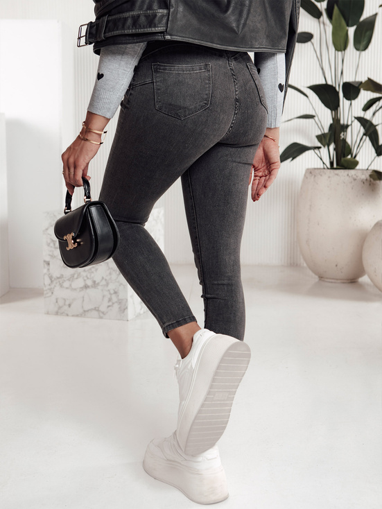 Damen FEELFREE Denim-Hose grau Dstreet UY2238