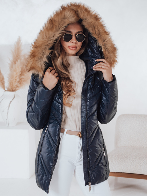 Damen Winterjacke SOLARIS Farbe Dunkelblau DSTREET TY4009