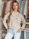 Damen Bluse in Übergröße mit PETITKA Blume hellbeige Dstreet BY1388