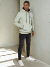 Herren Sweatshirt mit Aufdruck Farbe Olivegrün DSTREET BX5683
