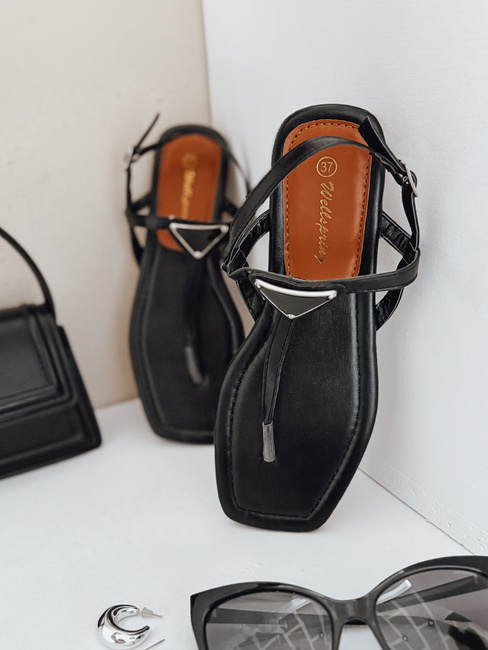 BLACKWISH Damen Flip Flop Sandalen schwarz Dstreet ZY0997