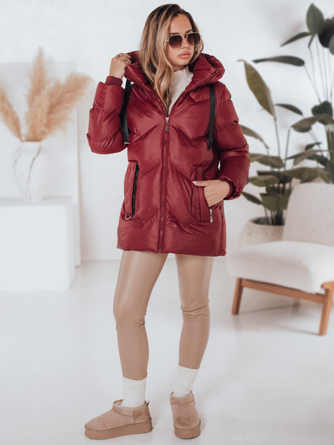 Damen Winterjacke SALVONA rot gesteppt Dstreet TY5005