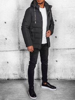 Herren Winterjacke Farbe Dunkelgrau DSTREET TX4621_2