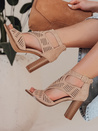 Damen Post Sandalen ELENORA khaki Dstreet ZY0807