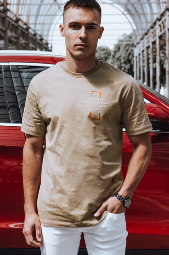 Herren T-Shirt Kamel Dstreet RX5530