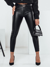 Damenhose aus gewachstem Leder WAXSTEP schwarz Dstreet UY2318