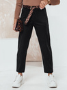 Damen Einheitsgröße LEOCINCIN Hose mit Gürtel schwarz Dstreet UY2260