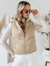Damen Steppweste LIKEHUGS beige Dstreet TY4979