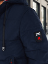 Herren Winterjacke mit Kapuze navy blau Dstreet TX5086z