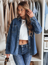 Damen Jeanshemd in Übergröße OVERLLO blau Dstreet DY0454