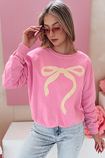 Damen Sweatshirt in Übergröße SOFTTIE rosa Dstreet BY1375