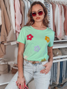 Geblümtes Damen-T-Shirt DAISYLA mint Dstreet RY2743