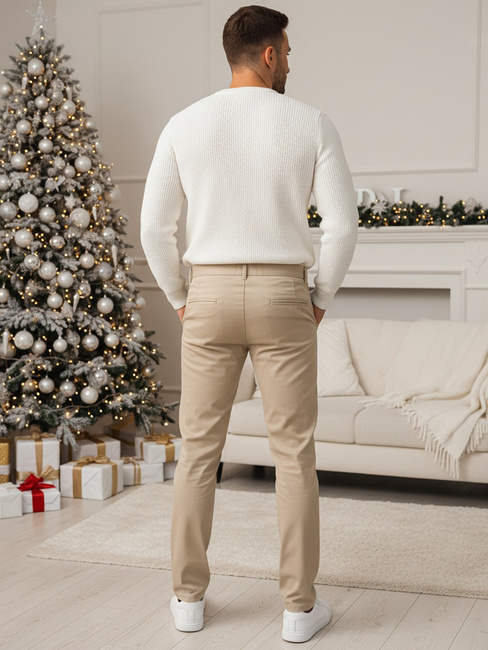 Beige Hose für Männer Dstreet UX4410z