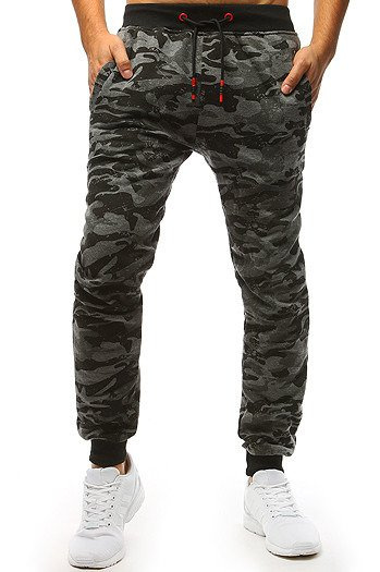 Herren Trainingshose Camo Anthrazit Dstreet UX3454