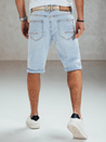 Blaue Denim-Shorts für Männer mit Gürtel Dstreet SX2559